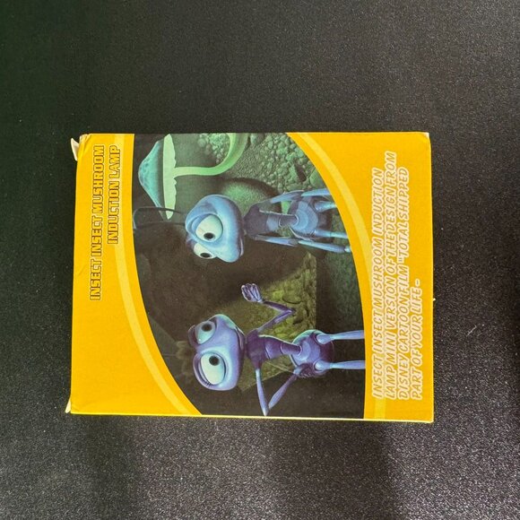 New Bugs Life Mushroom Shape Solar Light Yellow Automatic Sensor - Picture 2 of 3